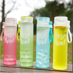 👋😊HELLO master frosted glass water bottle 480ml👋😊